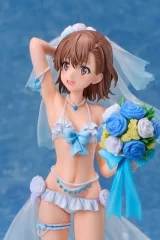 Оригинальная аниме фигурка «Toaru Kagaku no Railgun T Mikoto Misaka Wedding Swimsuit Ver. 1/7 Complete Figure»