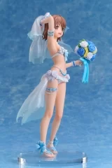 Оригинальная аниме фигурка «Toaru Kagaku no Railgun T Mikoto Misaka Wedding Swimsuit Ver. 1/7 Complete Figure»