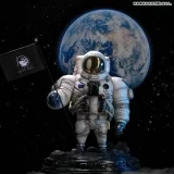 Оригинальная аниме фигурка «Doge Astronaut Ver. Complete Figure»