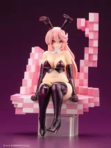 Оригинальная аниме фигурка  «Illustrator Original Azamuki Usagi Sitting Bunny by Kafun 1/7 Complete Figure»