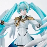 Оригинальная аниме фигурка «Lucrea Mobile Suit Gundam 45th Anniversary x Hatsune Miku Hatsune Miku x Wing Gundam Zero EW Complete Figure» 