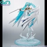 Оригинальная аниме фигурка «Lucrea Mobile Suit Gundam 45th Anniversary x Hatsune Miku Hatsune Miku x Wing Gundam Zero EW Complete Figure» 