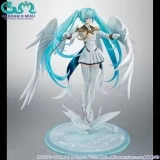 Оригинальная аниме фигурка «Lucrea Mobile Suit Gundam 45th Anniversary x Hatsune Miku Hatsune Miku x Wing Gundam Zero EW Complete Figure» 