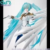 Оригинальная аниме фигурка «Lucrea Mobile Suit Gundam 45th Anniversary x Hatsune Miku Hatsune Miku x Wing Gundam Zero EW Complete Figure» 