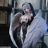 Оригинальная аниме фигурка «Angel Nun Sheng Yu 1/6 Complete Figure Regular Edition» 
