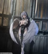 Оригинальная аниме фигурка «Angel Nun Sheng Yu 1/6 Complete Figure Regular Edition» 