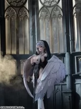 Оригинальная аниме фигурка «Angel Nun Sheng Yu 1/6 Complete Figure Regular Edition» 