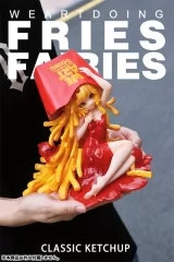 Оригинальная аниме фигурка «Fries Fairies Tomato Ketchup Complete Figure»