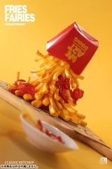 Оригинальная аниме фигурка «Fries Fairies Tomato Ketchup Complete Figure»