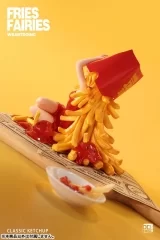 Оригинальная аниме фигурка «Fries Fairies Tomato Ketchup Complete Figure»
