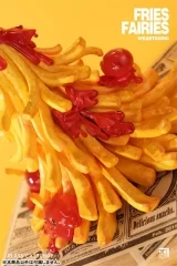 Оригинальная аниме фигурка «Fries Fairies Tomato Ketchup Complete Figure»
