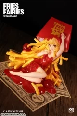 Оригинальная аниме фигурка «Fries Fairies Tomato Ketchup Complete Figure»