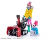 Оригинальная аниме фигурка «PLAMAX MF-62: minimum factory Minori with Honda Small Snow Plow HSS1170n (JX) 1/20 Plastic Model»