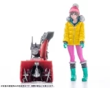 Оригинальная аниме фигурка «PLAMAX MF-62: minimum factory Minori with Honda Small Snow Plow HSS1170n (JX) 1/20 Plastic Model»
