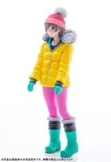 Оригинальная аниме фигурка «PLAMAX MF-62: minimum factory Minori with Honda Small Snow Plow HSS1170n (JX) 1/20 Plastic Model»