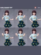 Оригінальна аніме фігурка «Girls Band Cry "Natsu wo Mankitsu shite Sakebe" Series -NO.1- Nina Iseri 1/7 Complete Figure»