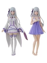 Оригинальная аниме фигурка «KADOKAWA PLASTIC MODEL SERIES Re:ZERO -Starting Life in Another World- Emilia DX Ver.»