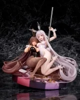 Оригинальная аниме фигурка «Goddess of Victory: Nikke Noir & Blanc Bunny X 777 Ver. 1/7 Complete Figure»