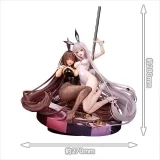 Оригинальная аниме фигурка «Goddess of Victory: Nikke Noir & Blanc Bunny X 777 Ver. 1/7 Complete Figure»