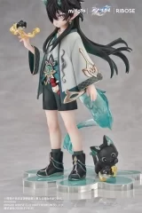 Оригинальная аниме фигурка «RIBOSE Studio - Honkai: Star Rail Little Cat Series Figure Dan Heng ver.»