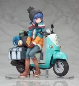 Оригінальна аніме фігурка «Yuru Camp Rin Shima with Scooter 1/10 Complete Figure»
