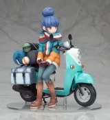 Оригинальная аниме фигурка «Yuru Camp Rin Shima with Scooter 1/10 Complete Figure»