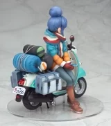 Оригинальная аниме фигурка «Yuru Camp Rin Shima with Scooter 1/10 Complete Figure»