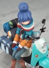 Оригинальная аниме фигурка «Yuru Camp Rin Shima with Scooter 1/10 Complete Figure»