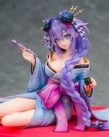 Оригинальная аниме фигурка «Neptunia x SENRAN KAGURA: Ninja Wars Purple Heart Kimono Ver. 1/7 Complete Figure»