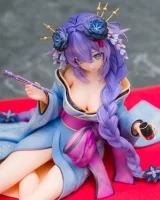 Оригинальная аниме фигурка «Neptunia x SENRAN KAGURA: Ninja Wars Purple Heart Kimono Ver. 1/7 Complete Figure»