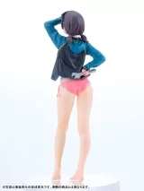 Оригинальная аниме фигурка «PLAMAX MF-97 minimum factory Minori with Honda BF350 Grand Prix White 1/20 Plastic Model» 