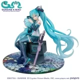 Оригинальная  фигурка «Lucrea Mobile Suit Gundam 45th Anniversary x Hatsune Miku Hatsune Miku x 00 Gundam 1/7 Complete Figure»