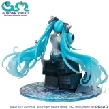 Оригинальная  фигурка «Lucrea Mobile Suit Gundam 45th Anniversary x Hatsune Miku Hatsune Miku x 00 Gundam 1/7 Complete Figure»