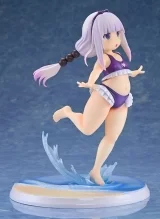 Оригинальная аниме фигурка «Miss Kobayashi's Dragon Maid Kanna Kamui: Excited to Wear a Swimsuit at Home Ver. (Purple) 1/6 Complete Figure»