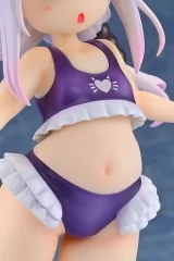 Оригинальная аниме фигурка «Miss Kobayashi's Dragon Maid Kanna Kamui: Excited to Wear a Swimsuit at Home Ver. (Purple) 1/6 Complete Figure»