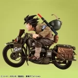 Оригинальная аниме фигурка «Desktop Real McCoy EX Dragon Ball Z Son Goku & Bike Complete Figure»