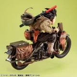 Оригинальная аниме фигурка «Desktop Real McCoy EX Dragon Ball Z Son Goku & Bike Complete Figure»