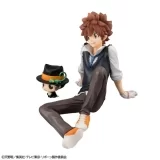 Оригинальная аниме фигурка «G.E.M. Series Reborn! Palm Size Tsuna-kun & Reborn Complete Figure»
