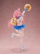 Оригинальная аниме фигурка «Animal Ears Cheerleader Girl DX Ver. illustration by Yatanuki Kei 1/5.5 Complete Figure»
