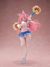 Оригинальная аниме фигурка «Animal Ears Cheerleader Girl DX Ver. illustration by Yatanuki Kei 1/5.5 Complete Figure»