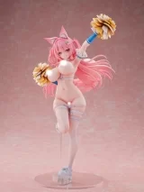 Оригинальная аниме фигурка «Animal Ears Cheerleader Girl DX Ver. illustration by Yatanuki Kei 1/5.5 Complete Figure»
