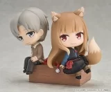 Оригинальная аниме фигурка «Mini Memory Spice and Wolf MERCHANT MEETS THE WISE WOLF Lawrence & Holo Complete Figure»