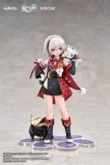 Оригинальная аниме фигурка «RISE UP+ Honkai: Star Rail Chibineko Series Figure Topaz & Numby Ver. Complete Figure»