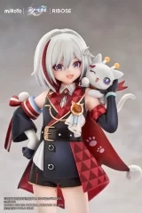 Оригинальная аниме фигурка «RISE UP+ Honkai: Star Rail Chibineko Series Figure Topaz & Numby Ver. Complete Figure»