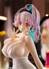 Оригинальная аниме фигурка «POP UP PARADE Super Sonico 15th Mini Dress Ver. L size Complete Figure»
