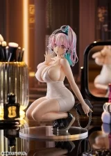 Оригинальная аниме фигурка «POP UP PARADE Super Sonico 15th Mini Dress Ver. L size Complete Figure»