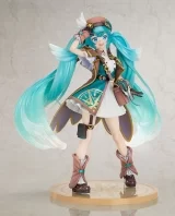Оригинальная аниме фигурка «Character Vocal Series 01 Hatsune Miku: 100th Adventure Ver. 1/7 Complete Figure»