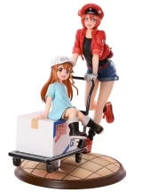 Оригинальная аниме фигурка «PRISMA WING Cells at Work Red Blood Cell & Platelet Non Scale Complete Figure»
