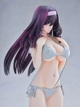 Оригинальная аниме фигурка &laquo;Toshi Tsutakaze Original Model Tomoe Sakura Swimsuit Black Hair Ver. Wholesome Ver. 1/5 Complete Figure&raquo;