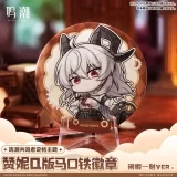 Оригинальная аниме фигурка &laquo;Wuthering Waves Resonator Stills Themed Zani Chibi Figure Hard-Won Leisure Ver.&raquo;